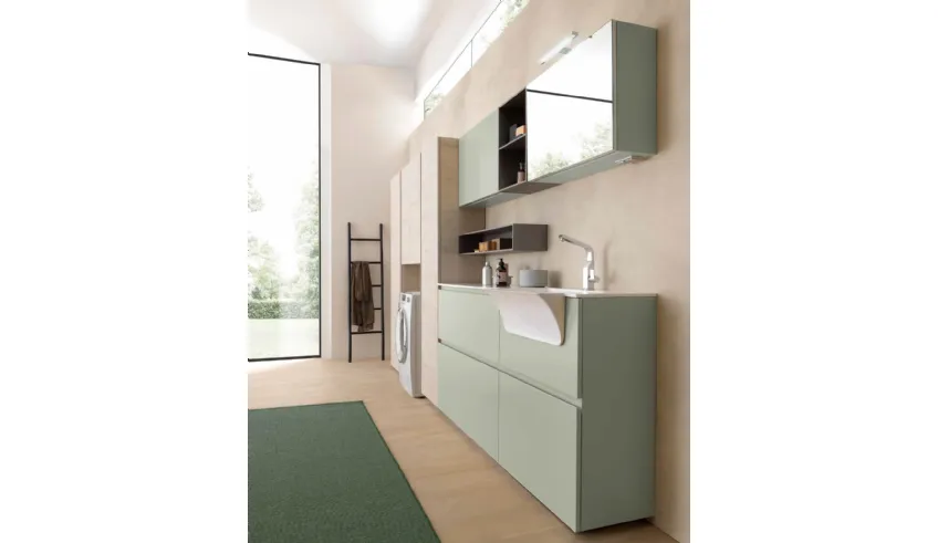 Mobili Bagno Azzurra Prezzi.Lavanderia Lime Wash C09